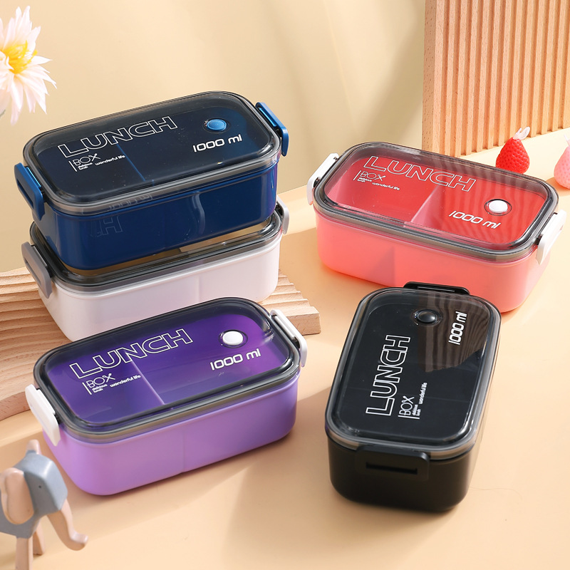 Bento Box Two Tier - Lunch box preservation box, microwave heat-resistant