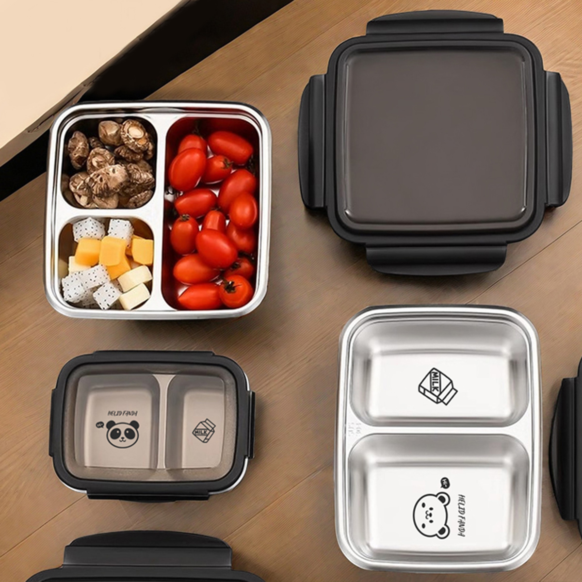 WORTHBUY 2/3 Grids 304 Stainle - Bento Box Two Tier review and price