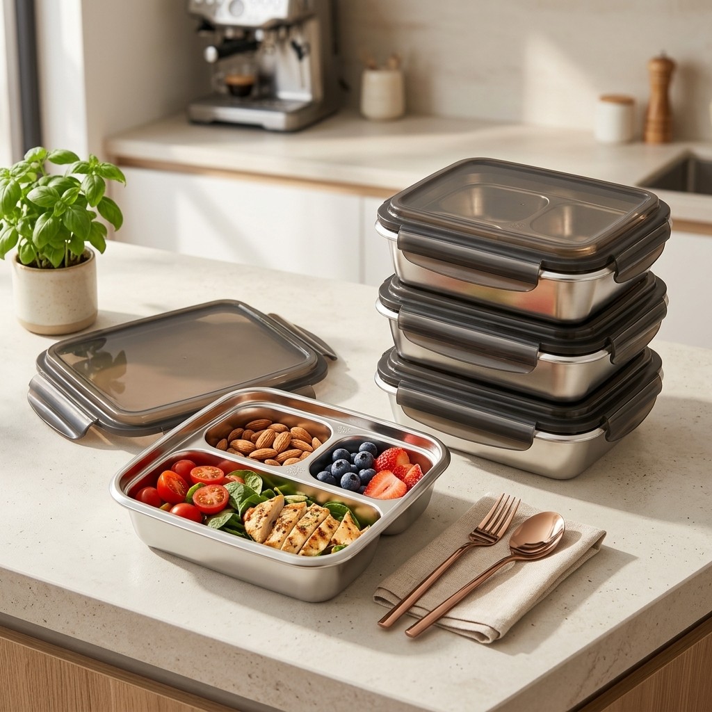 Large Capacity Lunch Container - Bento Box Two Tier review and price