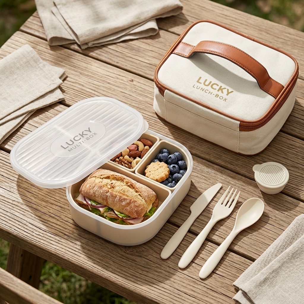 Portable Divided Plastic Lunch - Bento Box Two Tier review and price