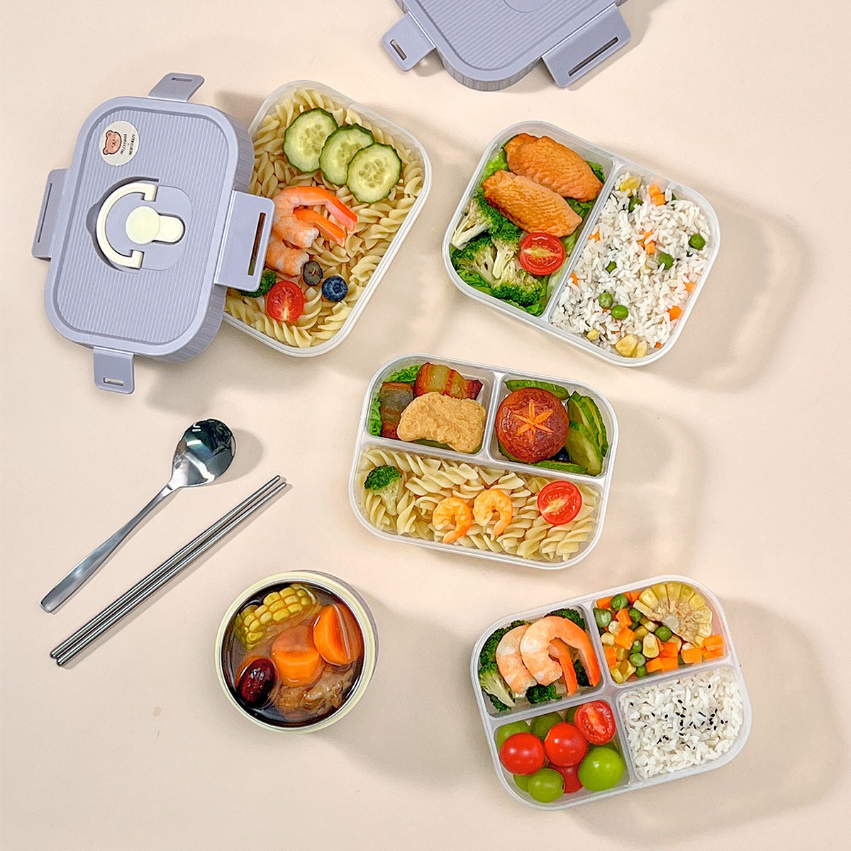 Microwave Plastic Divided Lunc - Bento Box Two Tier review and price