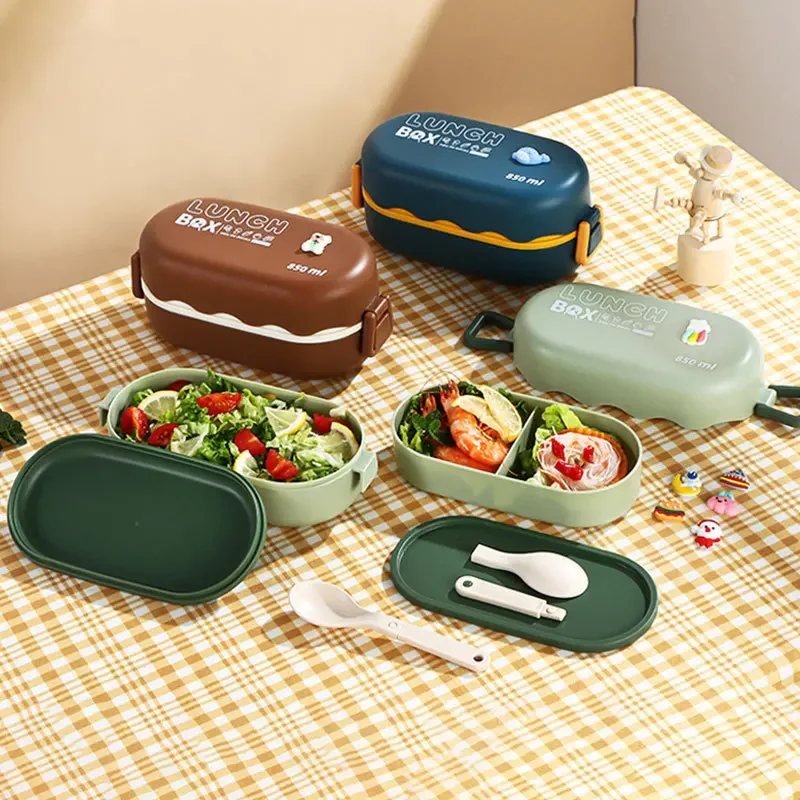 850ML Lunch Box Double-layer P - Bento Box Two Tier review and price