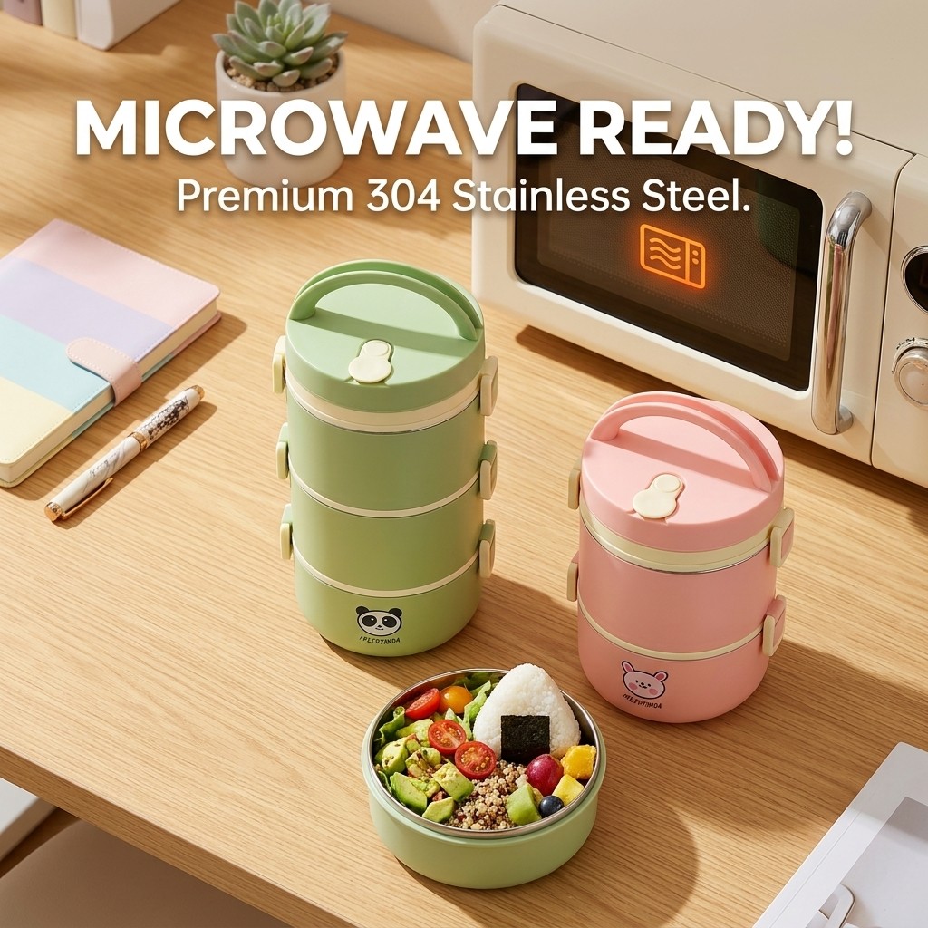 304 Stainless Steel Thermal Lu - Bento Box Two Tier review and price