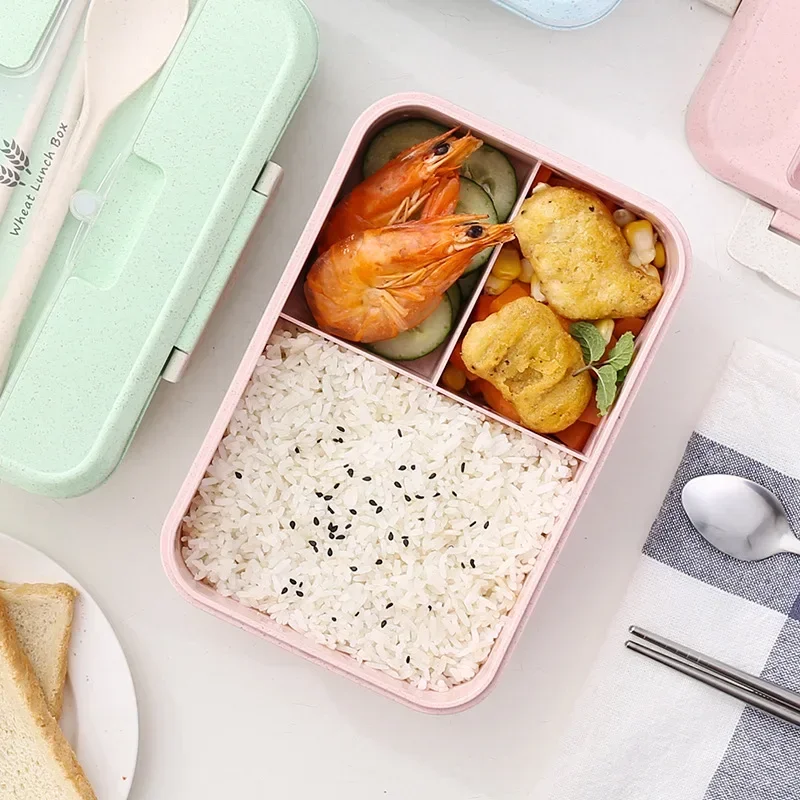 Microwave Lunch Box Wheat Stra - Bento Box Two Tier review and price