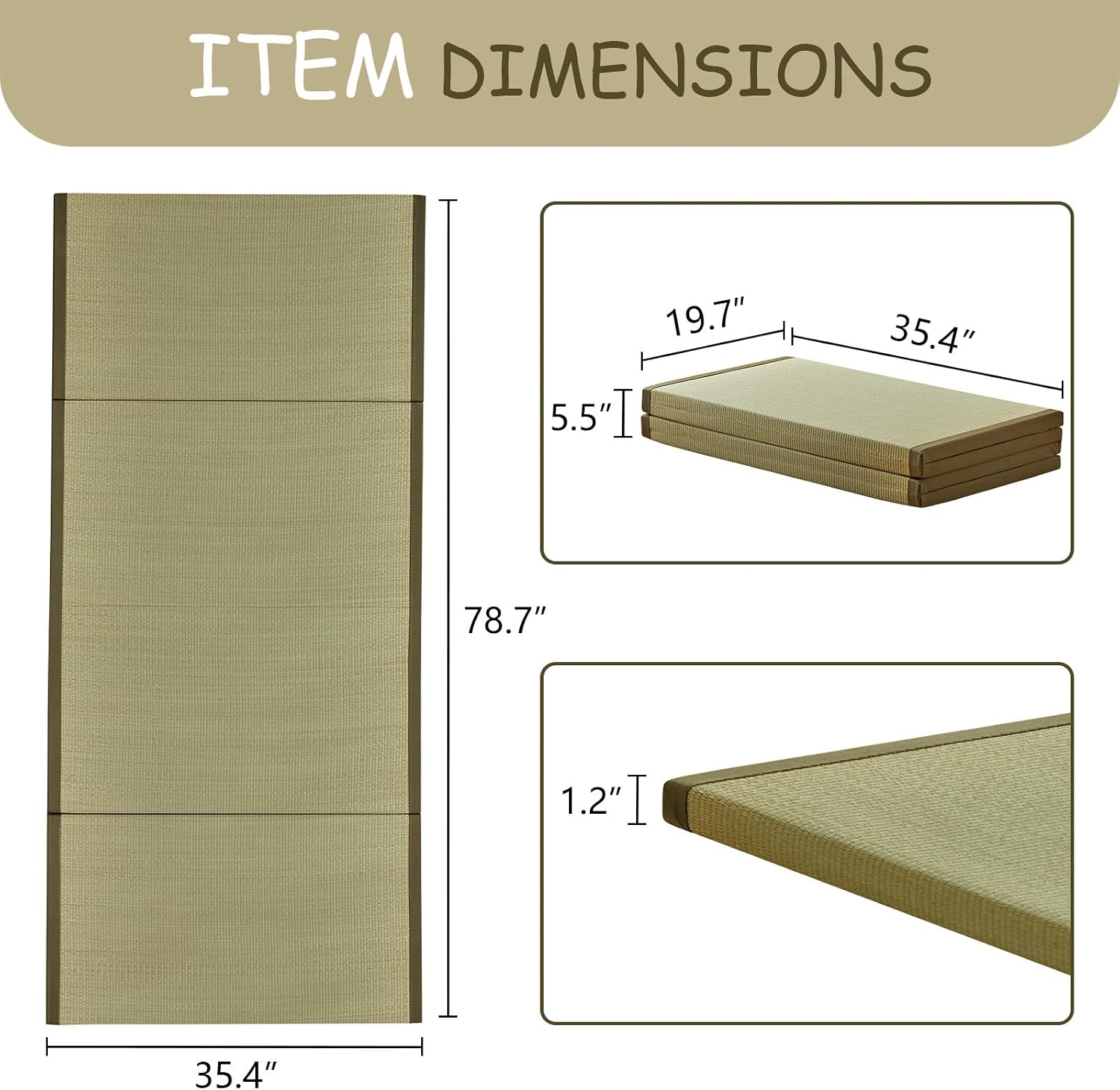 Japanese Traditional Tatami Ma - Tatami Mat Rush review and price