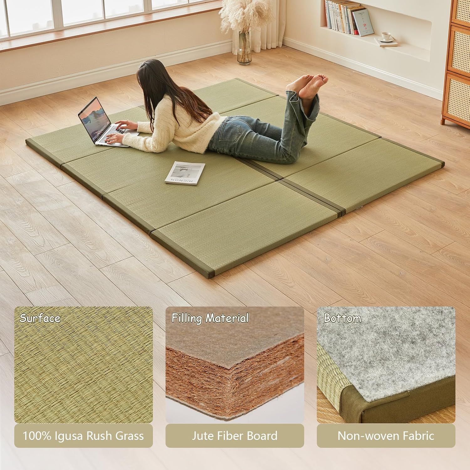 Japanese Traditional Tatami Ma - Tatami Mat Rush review and price