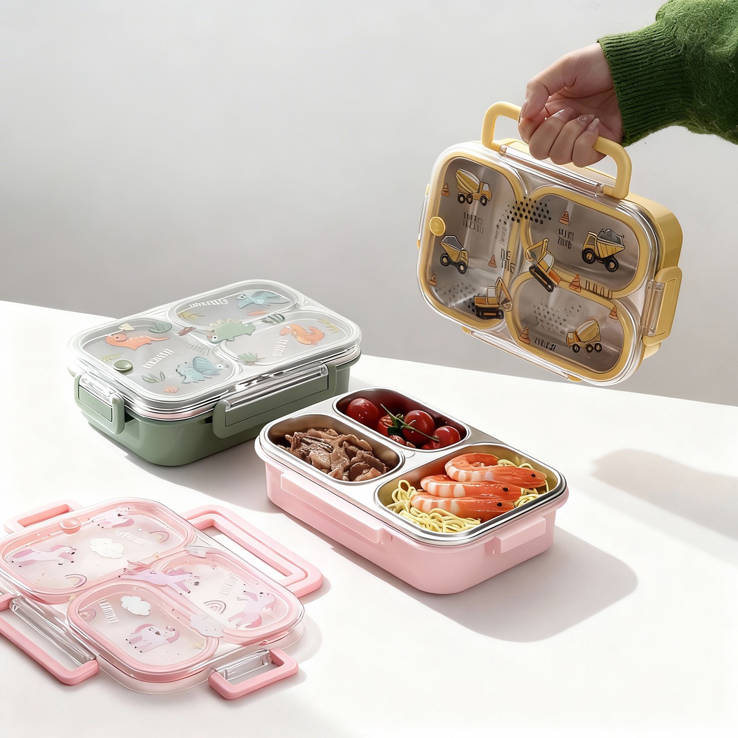 Large Capacity Cartoon Childre - Bento Box Two Tier review and price